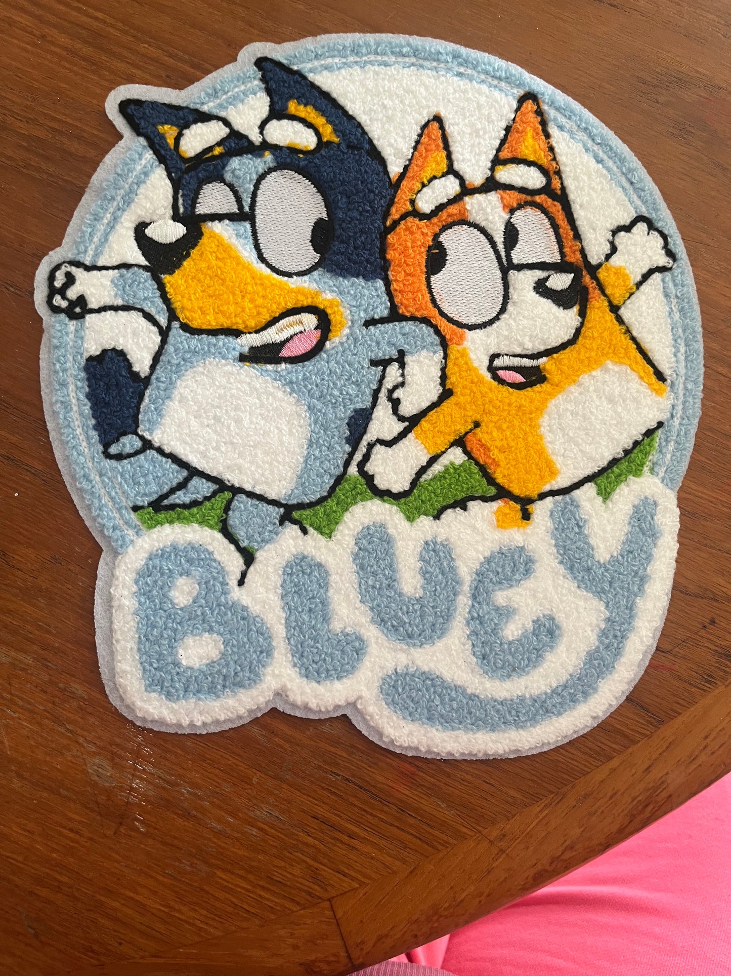 Bluey Iron on patch