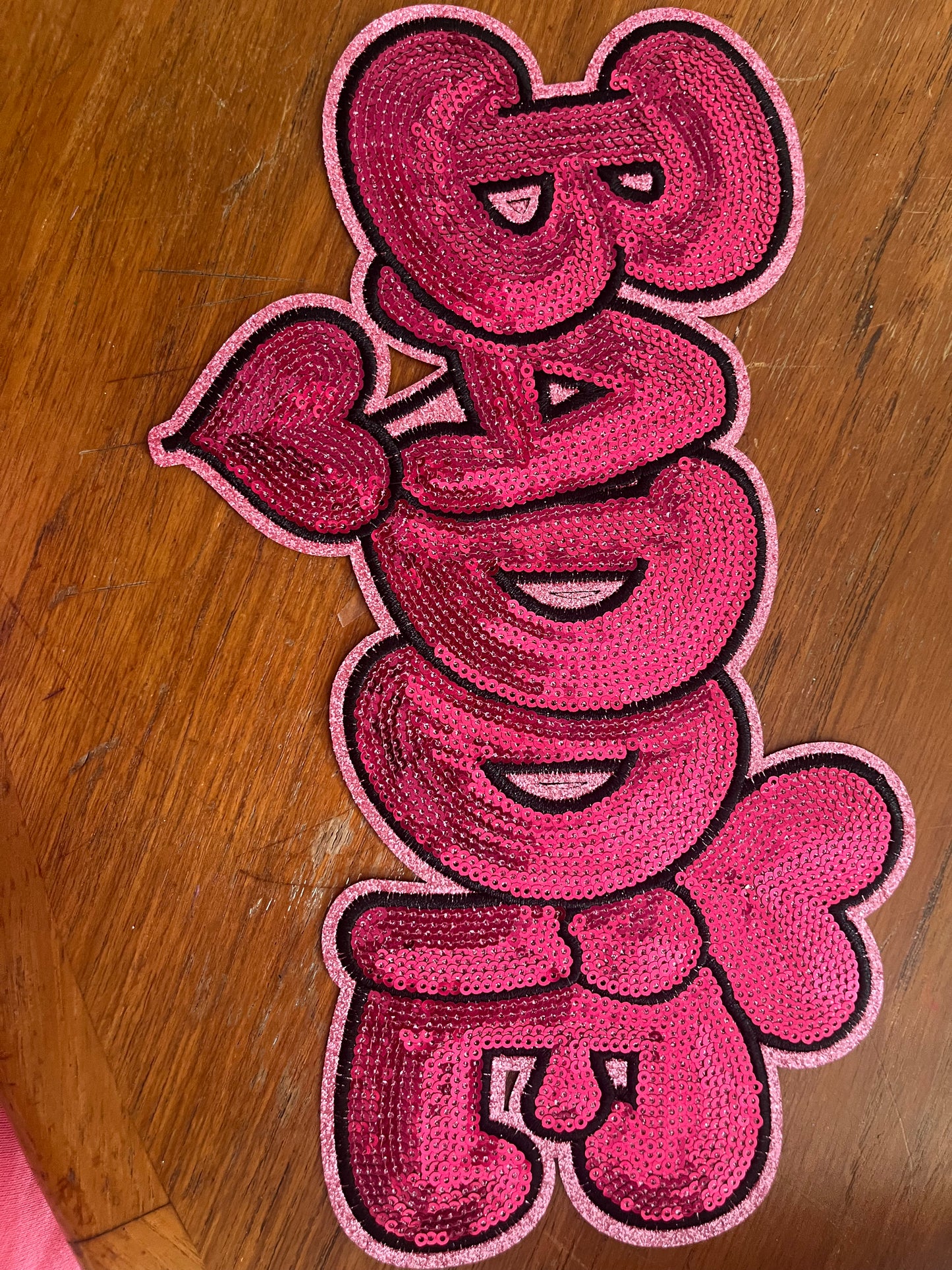 Baddie Iron on patch