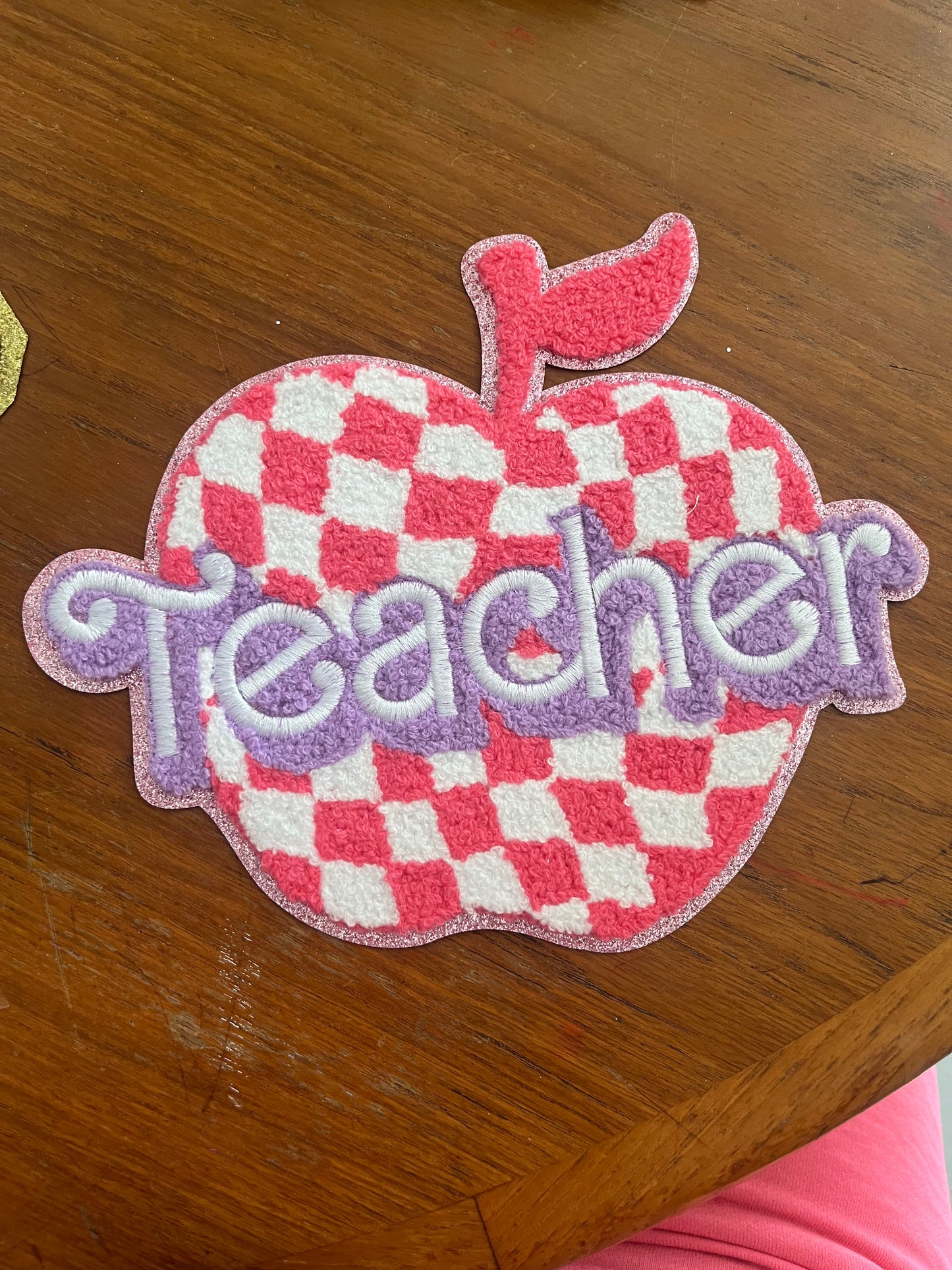 Teacher Iron on patch